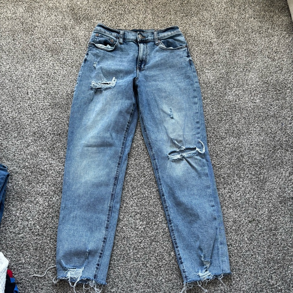 Aeropostale Women's Distressed Blue Jeans